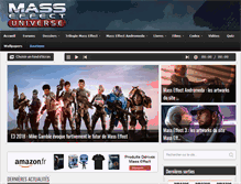 Tablet Screenshot of masseffectuniverse.fr